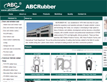Tablet Screenshot of abcrubber.com